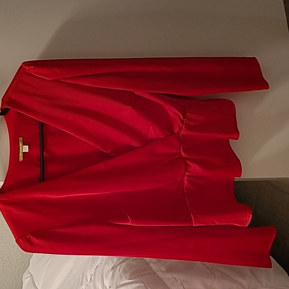 Gianni Bini red blouse size medium